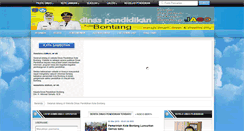 Desktop Screenshot of disdik.bontangkota.go.id